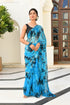 MULMUL LOVE-IN-A-MIST CHIFFON SAREE MULMUL LOVE-IN-A-MIST CHIFFON SAREE